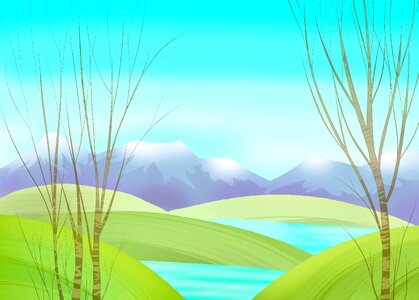 Illustration vector nature