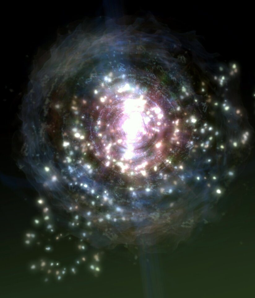 Atmosphere milky way meteorite