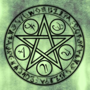 Mystic esoteric alchemy