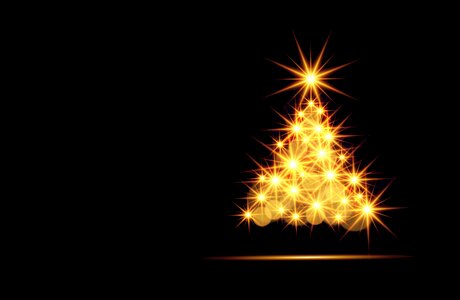 Backdrop black merry christmas