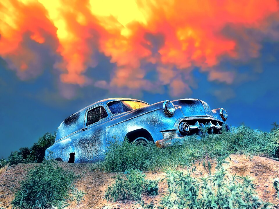 The vehicle antique old