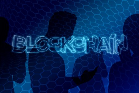 Hand holding blocks cryptographically