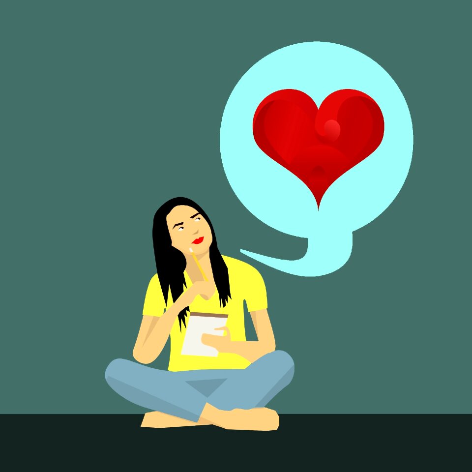 Valentine's day passionate feelings