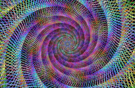Artistic swirl curve