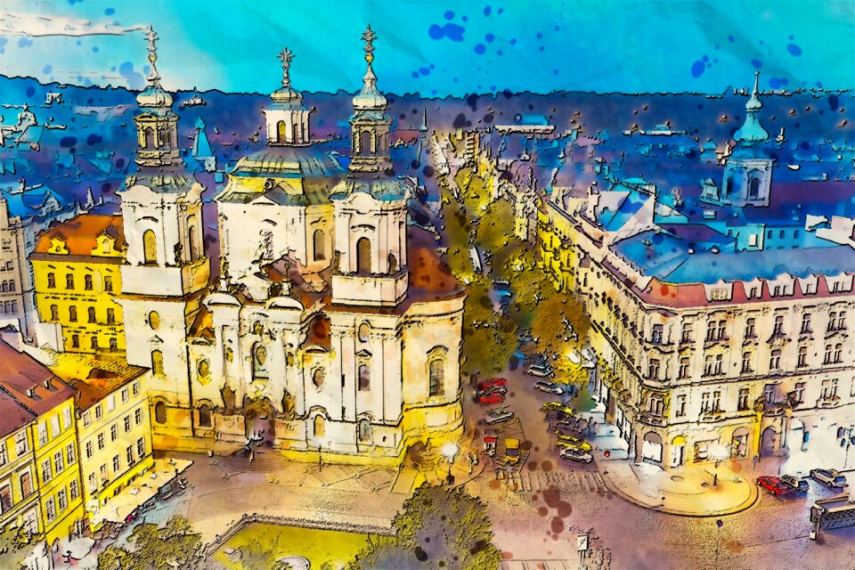 City architecture buildings