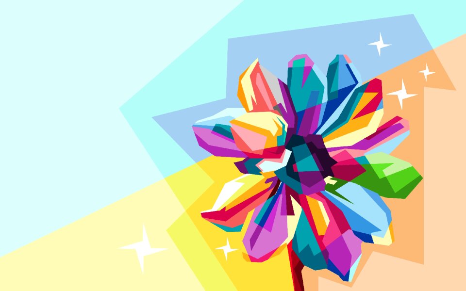 Flowers color decorative