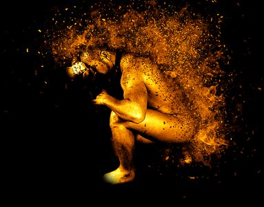Male model body