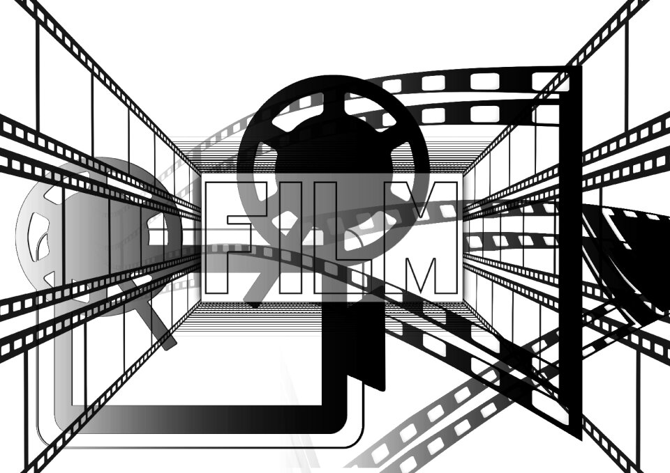 Cinema film filmstrip