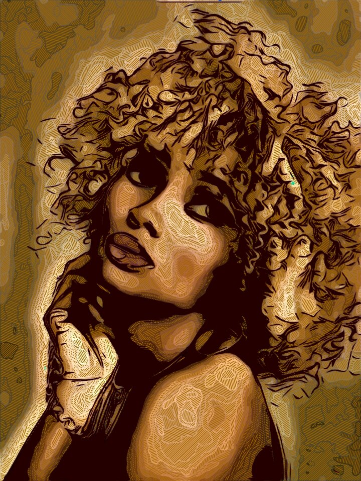 Pose lady sexy
