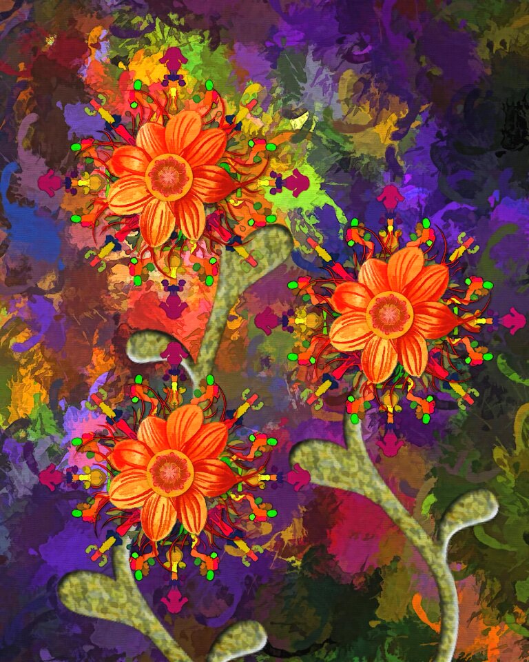 Decorative decoration blossom