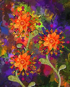 Decorative decoration blossom