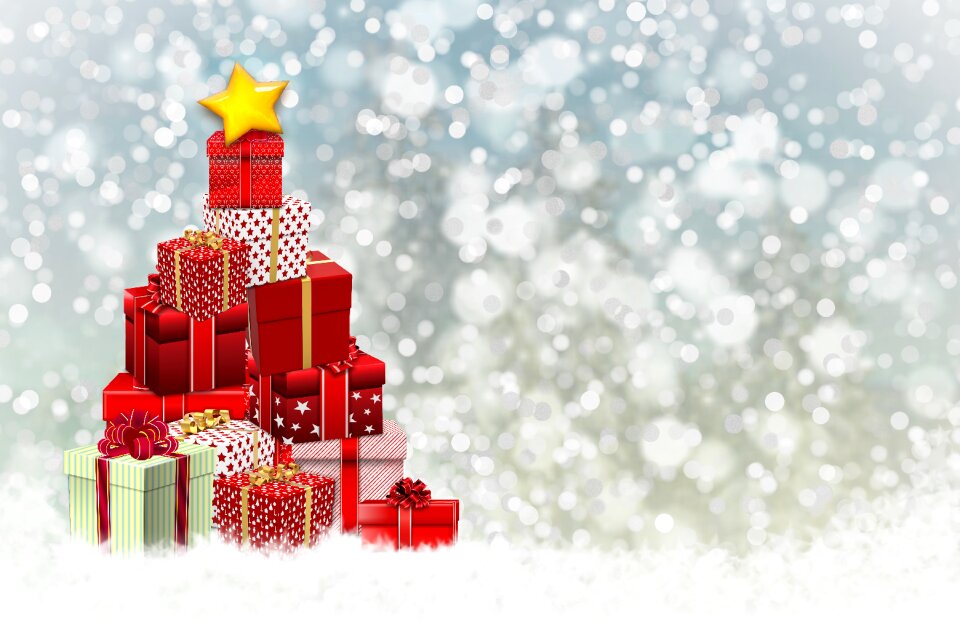 Christmas greeting postal gift