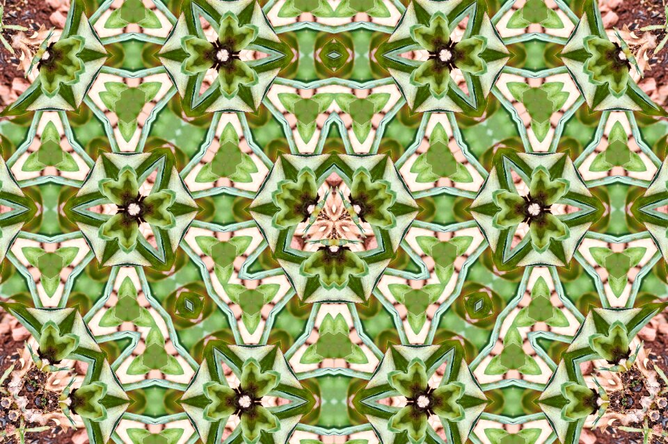 Texture art floral