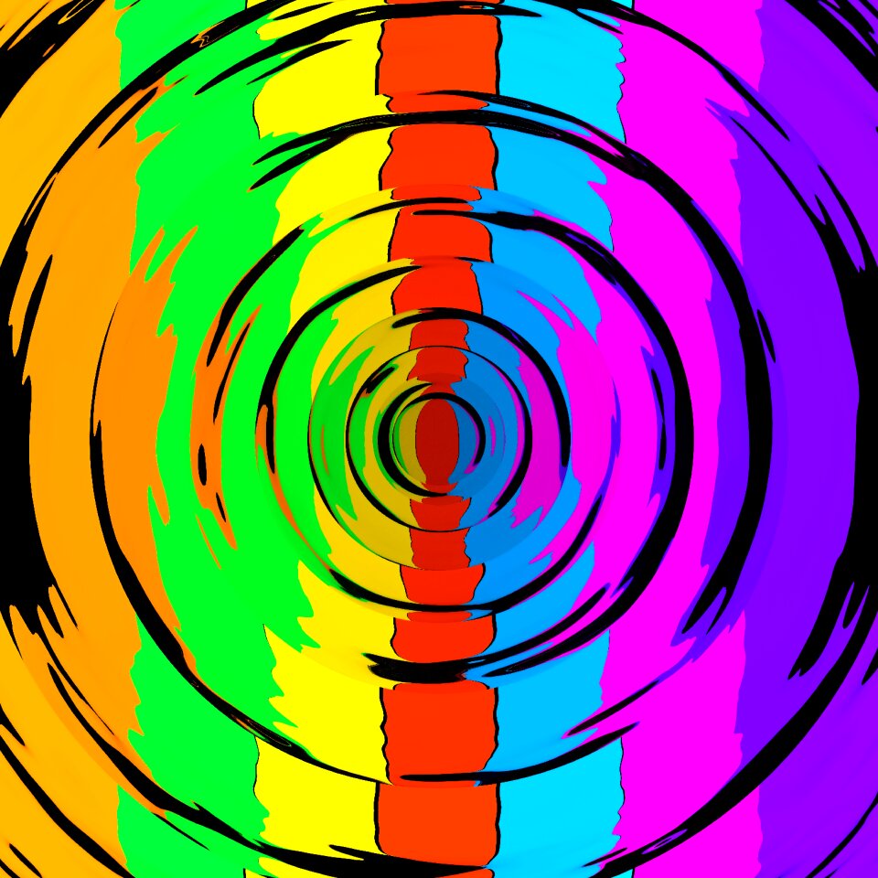 Distortion circle design