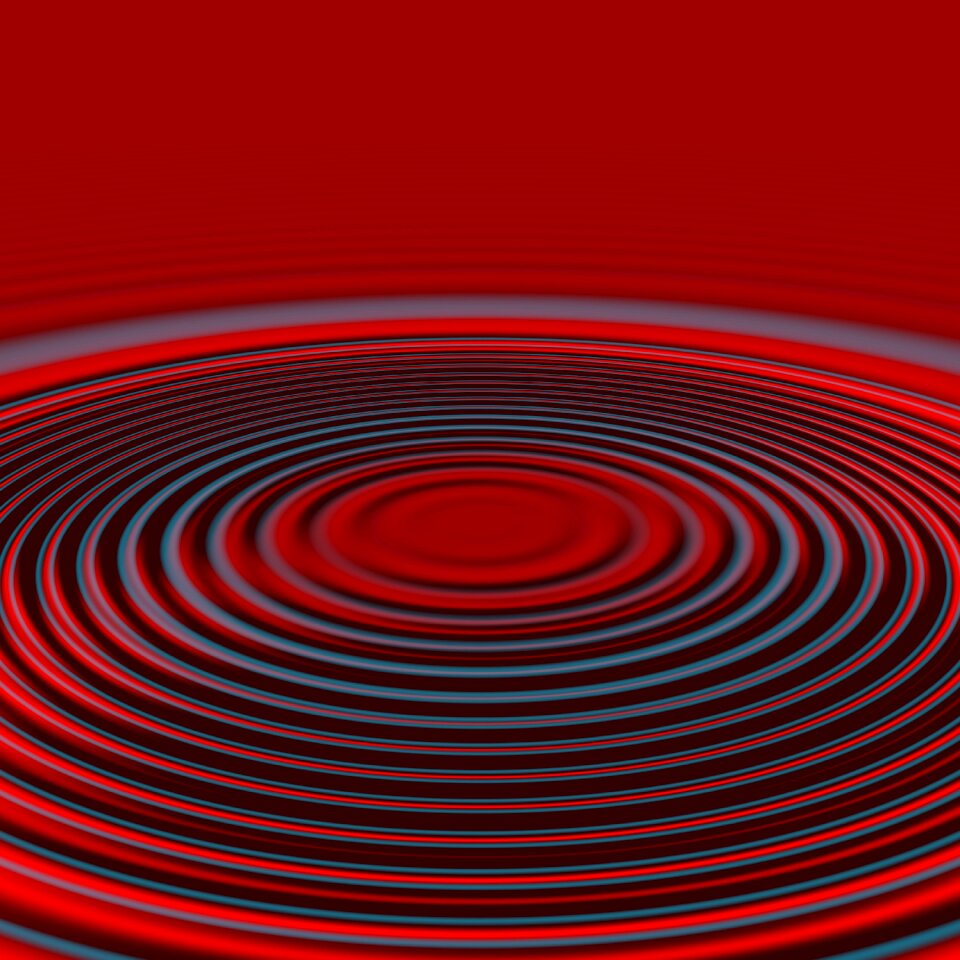 Waves circles water circle