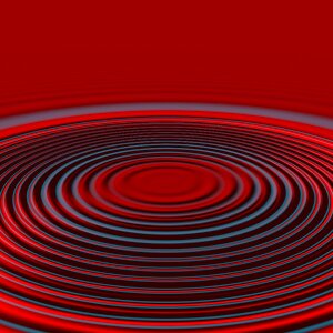 Waves circles water circle