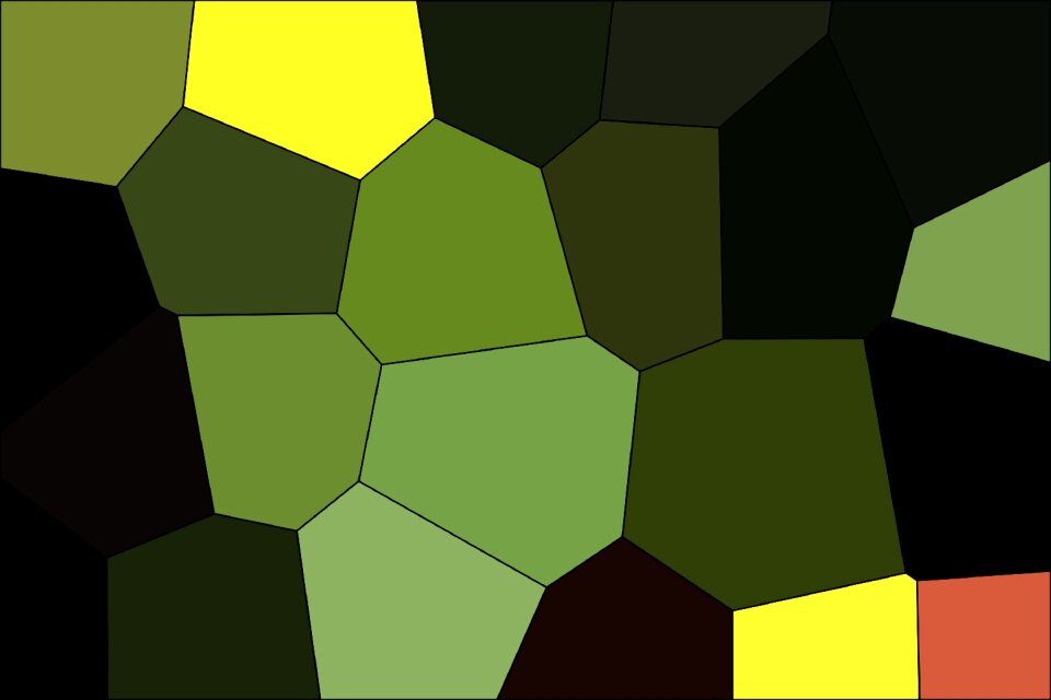 Tile color green