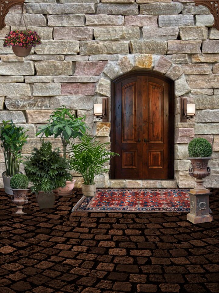 Door plants garden