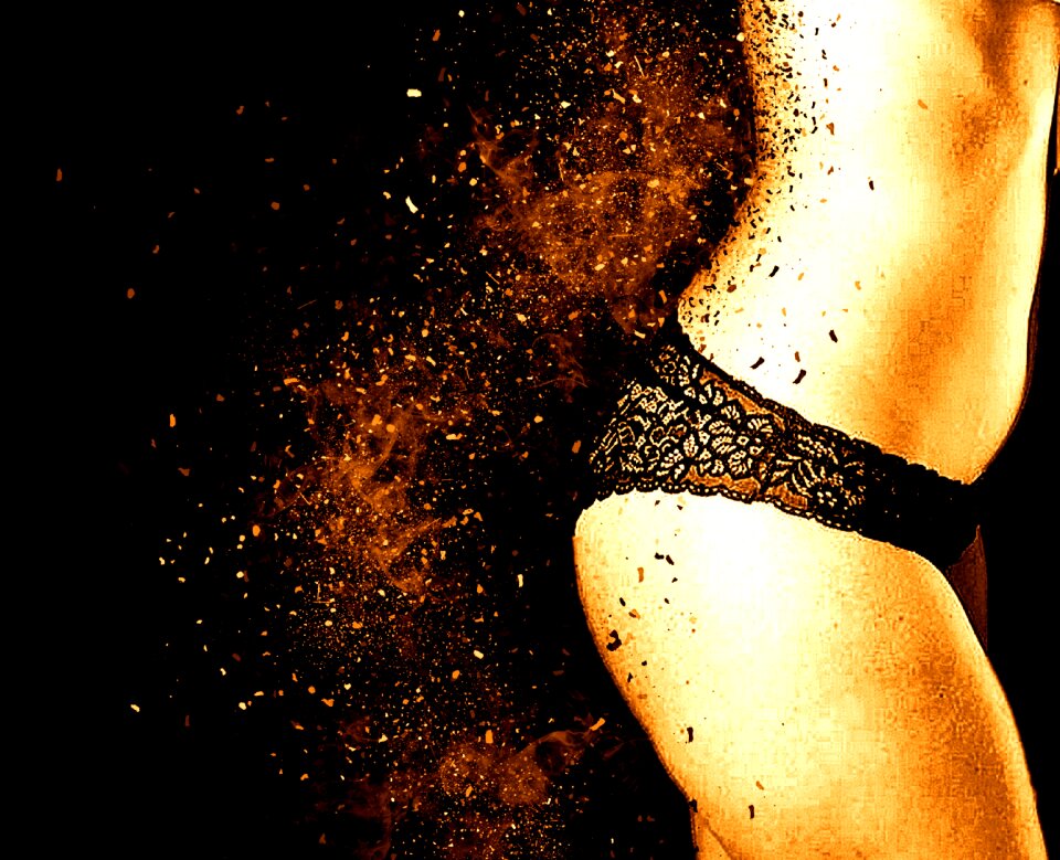 Beauty sensual model