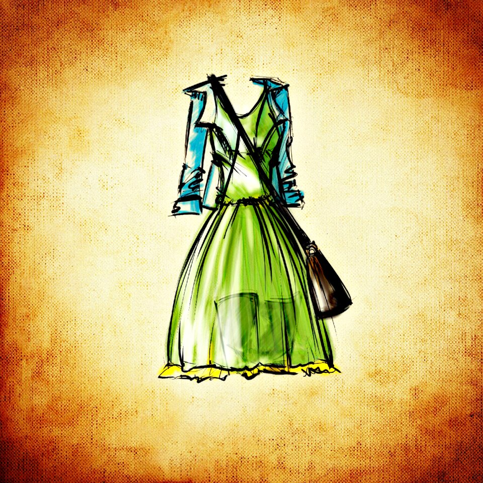Dress abstract Free illustrations