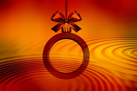 Ring jewellery christmas decorations