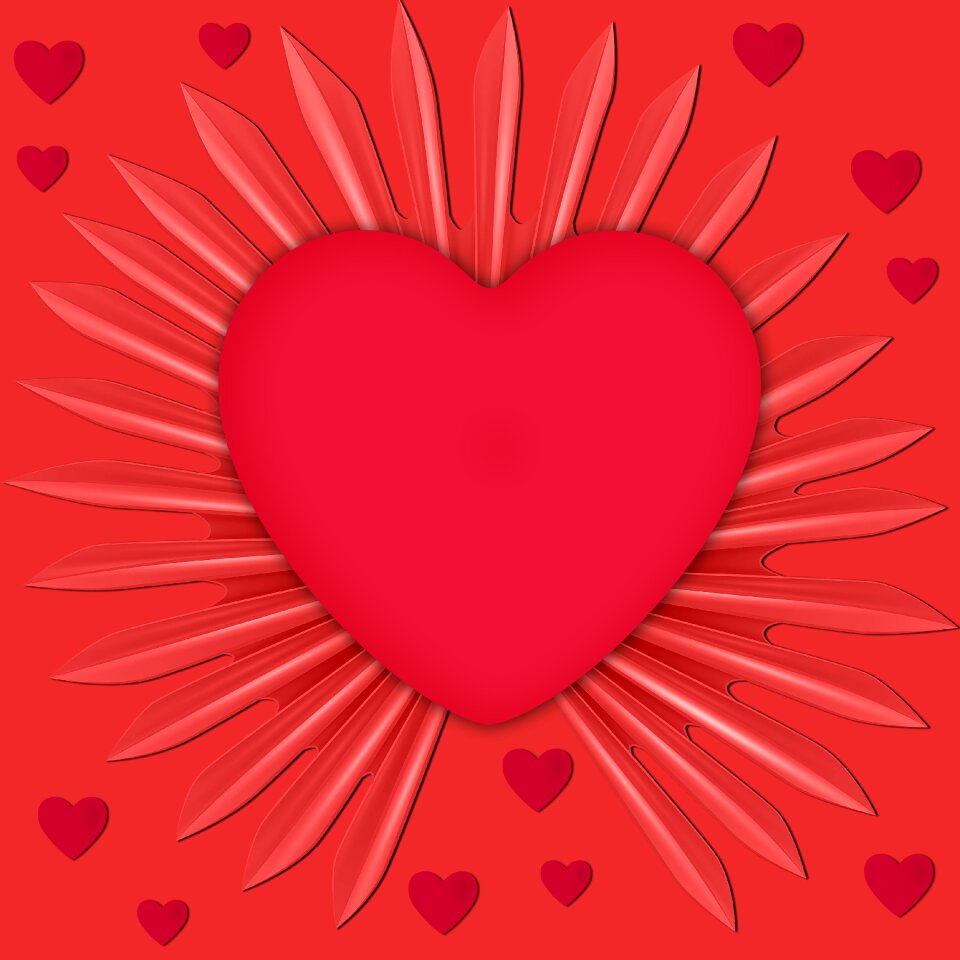 Love romantic design