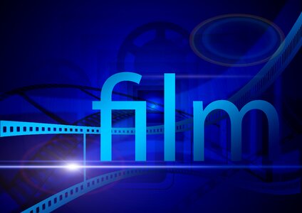 Cinema film filmstrip