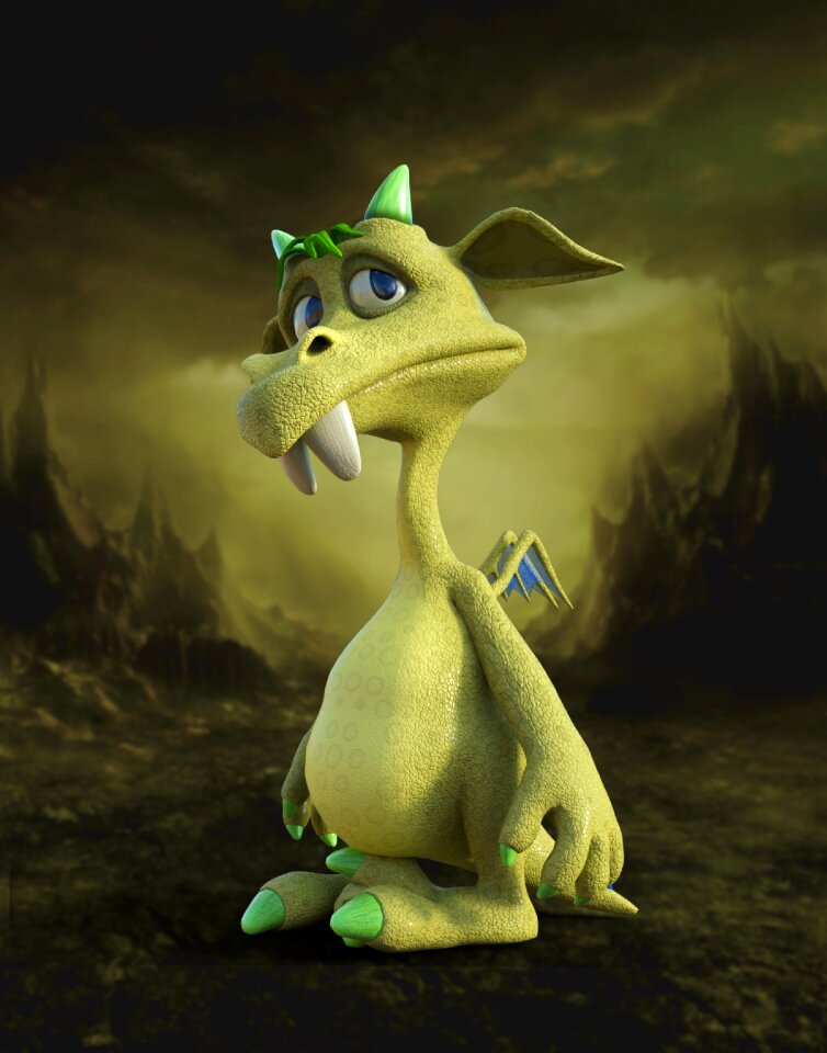 Mythical creatures big eyes alien