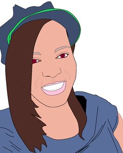 Modern woman illustration african