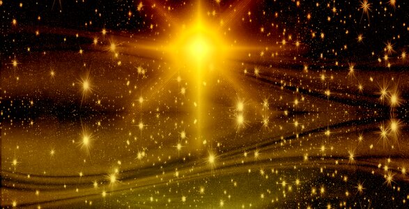 Advent starry sky christmas time