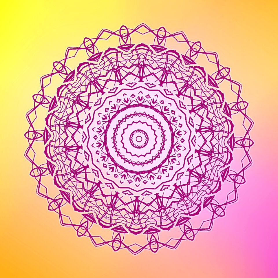 Bohemian ornament ornamental