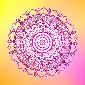 Bohemian ornament ornamental