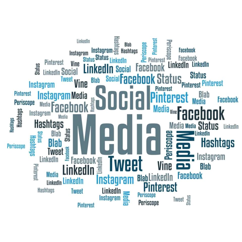 Word cloud social media marketing Free illustrations