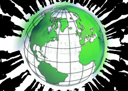 Earth globe stand