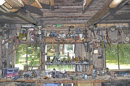 Wood shop wood working carpentry
