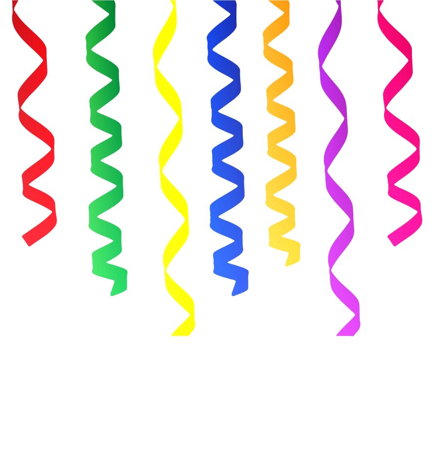 Colourful white background