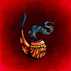 Abstract background red