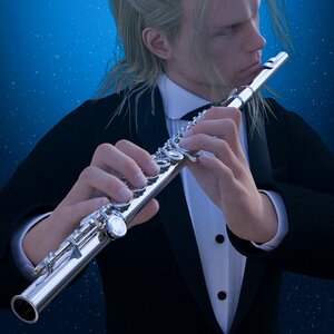 Instrument flautist classic