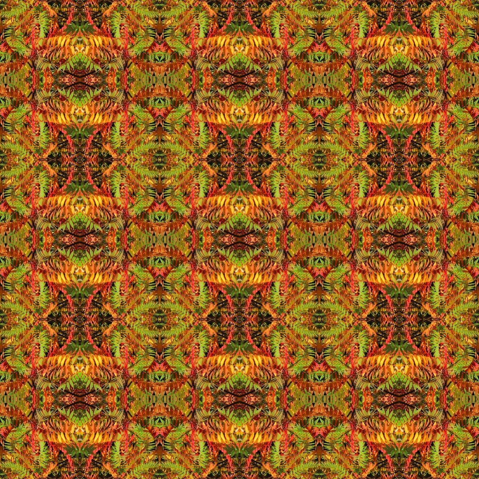 Pattern kaleidoscope symmetrical