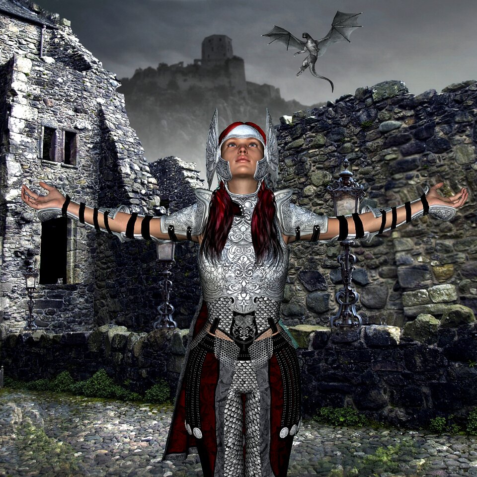 Mystical fantasy female