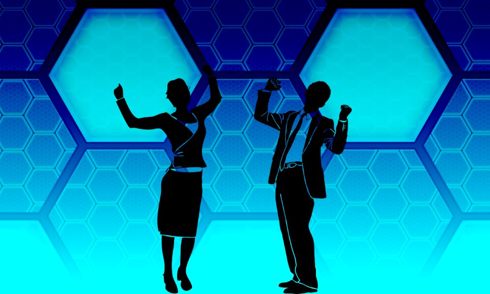 Successful business people successful