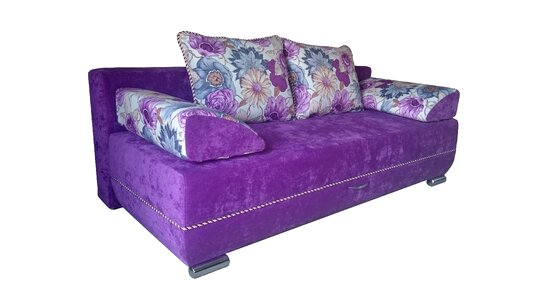 Pillows flowers purple