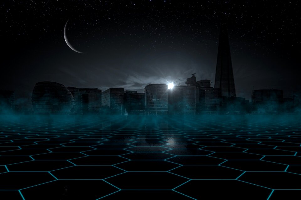 Moon sickle skyscraper