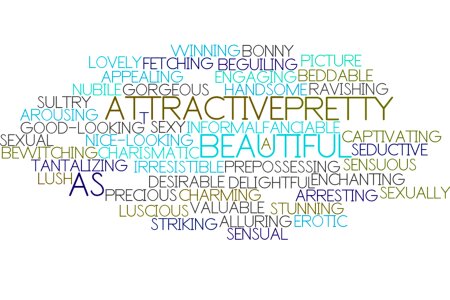 Beautiful words Free illustrations