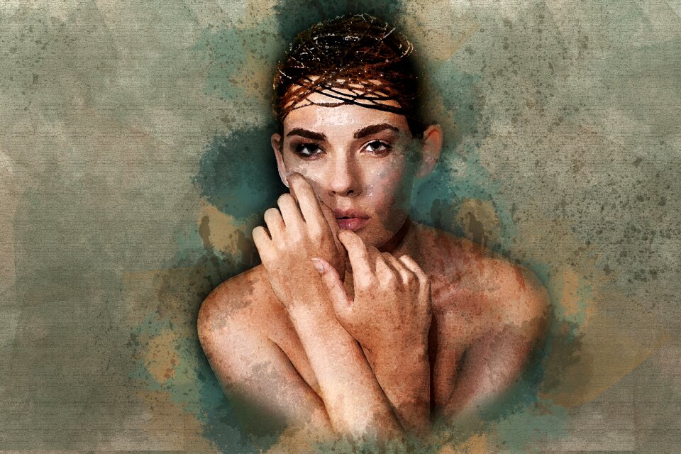Beautiful beauty model young model