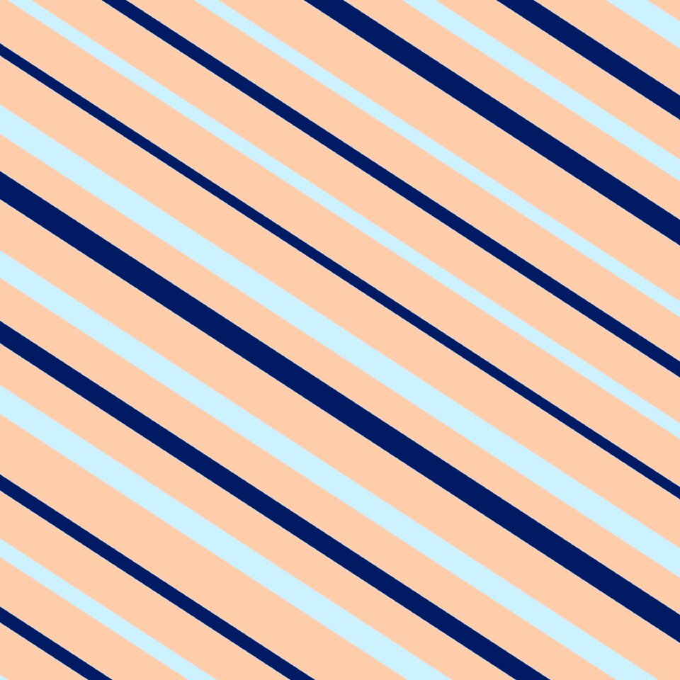 Peach navy pale