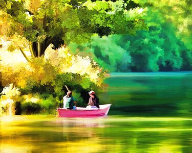 Landscape autumn outdoor