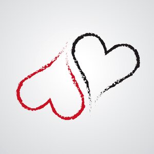 Romantic valentine symbol