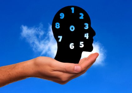 Pay digits silhouette