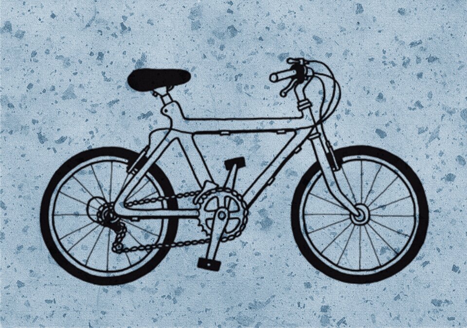 Ride bike retro